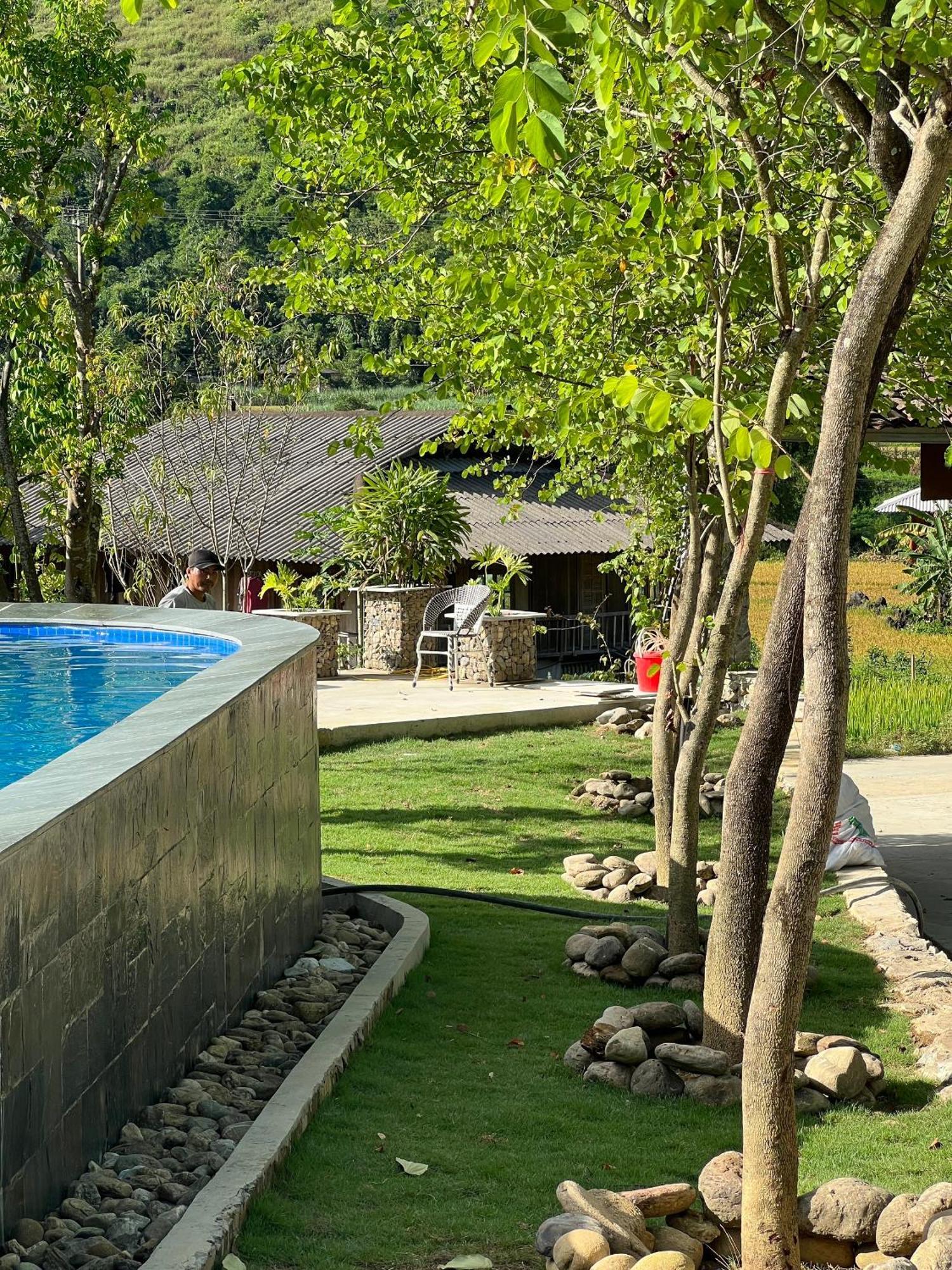 Tom'S Du Gia Homestay Lang Cac Экстерьер фото